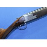 Browning B2 12 bore over & under ejector shotgun with 27 1/2 inch barrels, choke 1/3 & IC, with 16