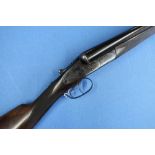Cogswell & Harrison 12 bore side by side ejector shotgun with 29 1/2 inch barrels, engraved
