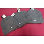 Five new ex shop stock Thinsulate grey beanie hats
