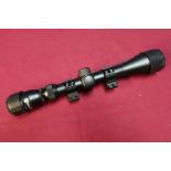 Niko sterling 3-9 x 40 Mount Master rifle scope with roll off mounts