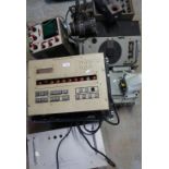 Large selection of mid to late 20th C military electronics, including programmer electric control