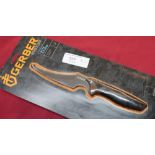 Sealed as new Gerber Hunting Myth E-Z open gutting knife and sheath set