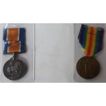 WWI pair awarded to W-4690 GNR.S BAILEY R.A with photocopy of service card