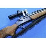 Drilling combination Savage Arms 24S-D over & under .410-.22 fitted with rifle scope, complete