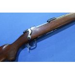 Rugar M77 MKII .243 bolt action rifle, the barrel screw cut for sound moderator, serial no. 781-