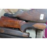 Selection of stocks and forends from Lanber, Rozzini, AYA, Martini etc