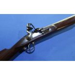 Black powder muzzle loading .803 flintlock Blunderbuss with 24.5 inch barrel, serial no. 179