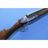 Aramberri 12 bore side by side shotgun with 27 1/2 inch barrels, serial no. 96304 (shotgun