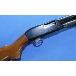 Kassnar Harrisberg 12 bore pump action shotgun with chamber restriction certificate and 28 inch