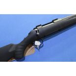 Ruger American .243 bolt action rifle, fitted with sound moderator, serial no. 691-49211 (section 1