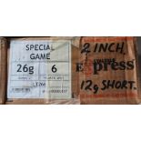 Case of 250 Express 12 bore 2 inch 26-6 shotgun cartridges (shotgun certificate required)