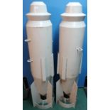 Pair of Russian general purpose aircraft bomb casings (height 148cm)