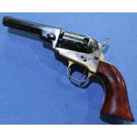 Italian made black powder percussion cap .31 Colt pocket style revolver, serial no. 05507 (section 1