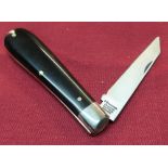 Boxed as new Joseph Rogers of Sheffield single blade pocket knife with wooden grips