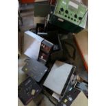 Quantity of mid - late 20th C military related electronic equipment including Microtest for a
