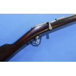 Belgium 9MM bolt action shotgun with 25.5 inch barrel, serial no. 14 (shotgun certificate required)