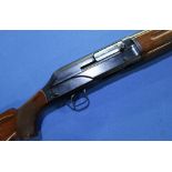 Breda 12 bore semi auto shotgun with 24 inch barrel and 2 inch choke extension, serial no. 154280 (