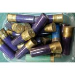 Thirty one various 16 bore shotgun cartridges (shotgun certificate required)