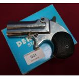 Boxed Derringer 5MM over & under blank firing pistol (relevant sales restrictions apply)