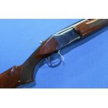 Winchester Model 99 12 bore over & under ejector shotgun with 28 inch barrels, choke 1/2 & IC,