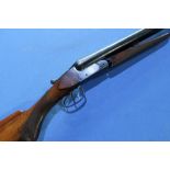 Browning Fabrique Nationale 12 bore side by side ejector shotgun (lacking one ejector), 28 inch