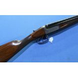 Westley Richards 12 bore box-lock ejector crossover shotgun with 28 inch barrels, choke CYC & 1/2,