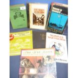Collection of six books relating to various military figures including Five Roads to Freedom by