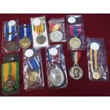 Group of ten various foreign and national medals including Nato, Kosovo and Non Article 5, French