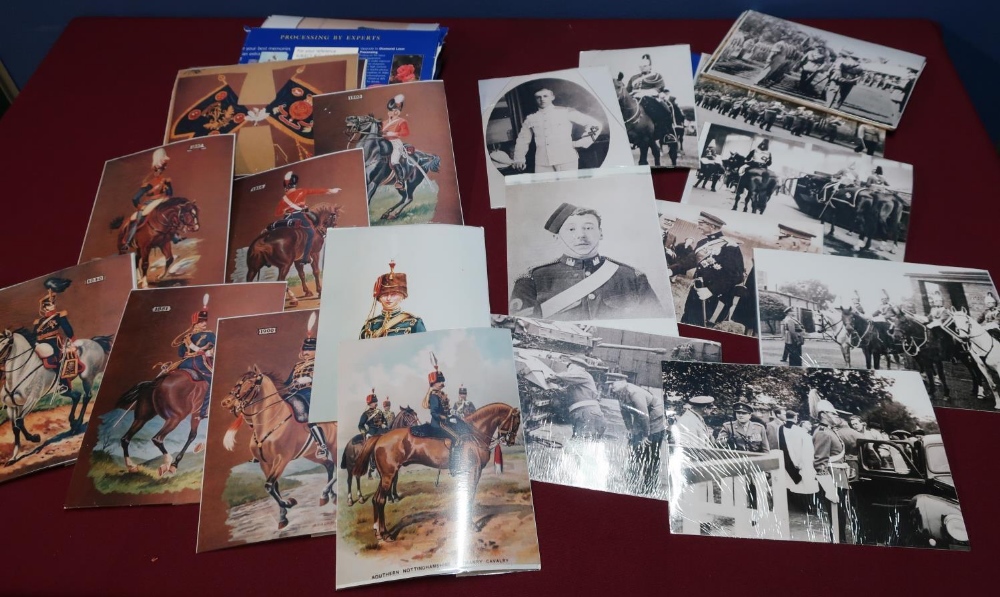 Extremely large collection of military research photographic prints of late Victorian/early 20th C