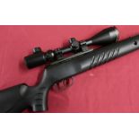 As new Nitro Venom Dusk Crossman .22 brake barrel air rifle with sound moderator and etched Mil-