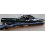 Crivit Multi-X complete fishing rod set in case and a Kennett Lite-Seal umbrella