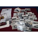 Quantity of mostly original early 20th C RAF related photographs including fighters, bombers etc,