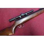 BSA Meteor .22 brake barrel air rifle fitted with Crosman 4x15 scope
