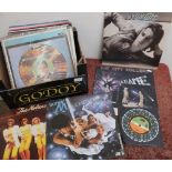 Selection of various albums including the bay city rollers, the Nolans, Bony M, Simon & Garfunkel