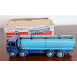 Boxed Dinky super toys No.504 Foden 14- ton tanker (in blue)