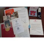 MBE related lot awarded to Miss Evelyn Entwistle including original Buckingham Palace postage