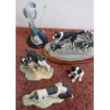 Collection of border fine arts figures including A25088 the chase-jock (5)