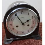 1930s Enfield Brown Bakelite cased chiming mantel clock