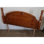 4ft pine headboard