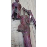 Victorian cast metal water pump (height 154cm)