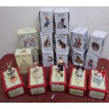 Five Royal Doulton Bunnykins figures and Royal Doulton 'The World of Beatrix Potter' figures