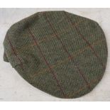 SAINT LEONARD'S HOSPICE FUNDRAISING LOT - Signed Angus Ashworth Yorkshire Auctioneer tweed flat cap