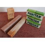 Collection of mid 20th C soap and soap bars including original packing box of Puritan soap and a