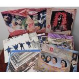 Selection of various Beatles records, including a set of 8 records from the Beatles box, copy of