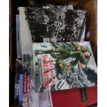 Box containing a large quantity of various military related books on various subjects and periods