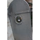 Internal ships/submarine hinged door with port hole viewing glass (134cm x 50cm)