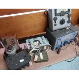 Selection of various mid to late 20th C electronics including signal generator unit, Windsor model