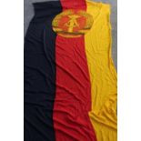 Extremely large post war East German flag