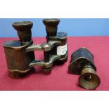 Pair of c.WWI military issue Carl Zeiss binoculars with broadarrow mark and a Ross of London 1918