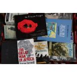 Large quantity of various military related books of various subjects and periods in one box